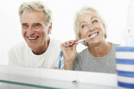 dental implants senior couple